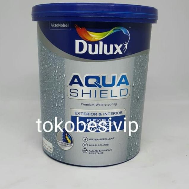 DULUX AQUASHIELD CAT PELAPIS ANTI BOCOR 1KG - abu muda