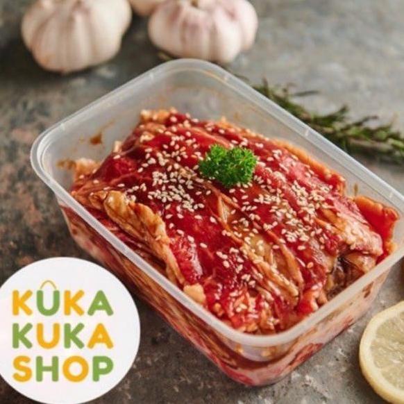 

Hemat! Daging Sapi Marinasi Bulgogi Us Beef Slice / Daging Sapi Bumbu Budi.Doremi2
