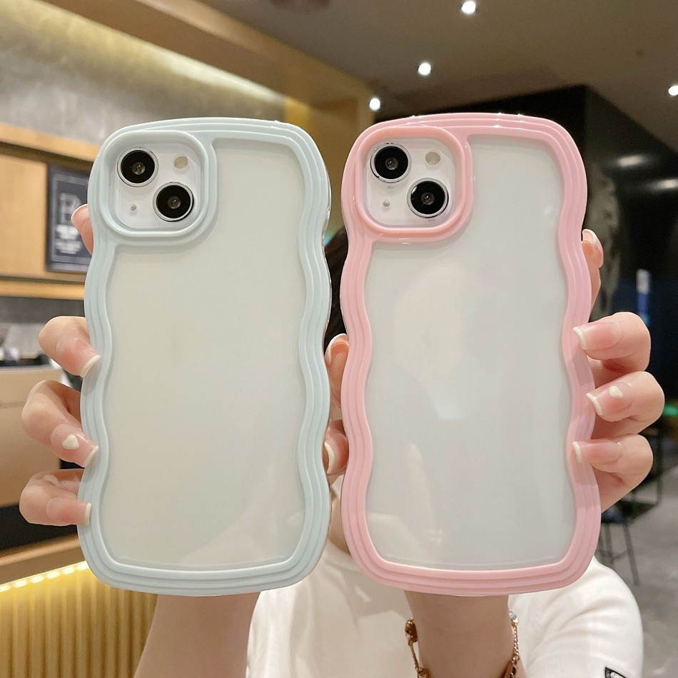 Soft Case Silikon Transparan 2 in 1 Shockproof Cover iPhone 11 12 13 Pro MAX X XR XS MAX 12Pro