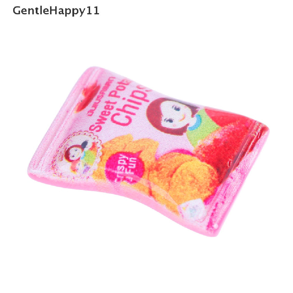 Gentlehappy 10pcs/set Rumah Boneka Miniatur Dapur Makanan Kentang Keripik DIY Pretend Play Toys id