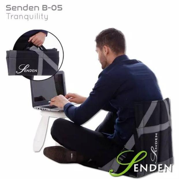 Kursi Lesehan Portable Lipat SENDEN for Working stock ready
