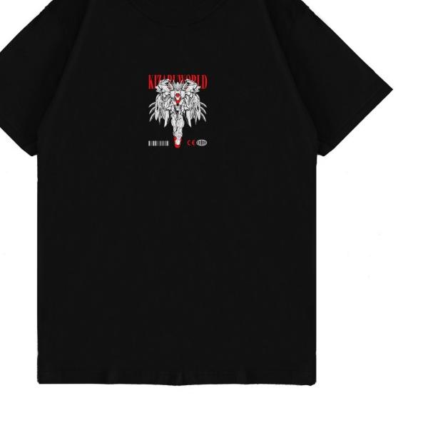 Kaos Pria Kizaru T-Shirt Anime Gundam WINGS - S