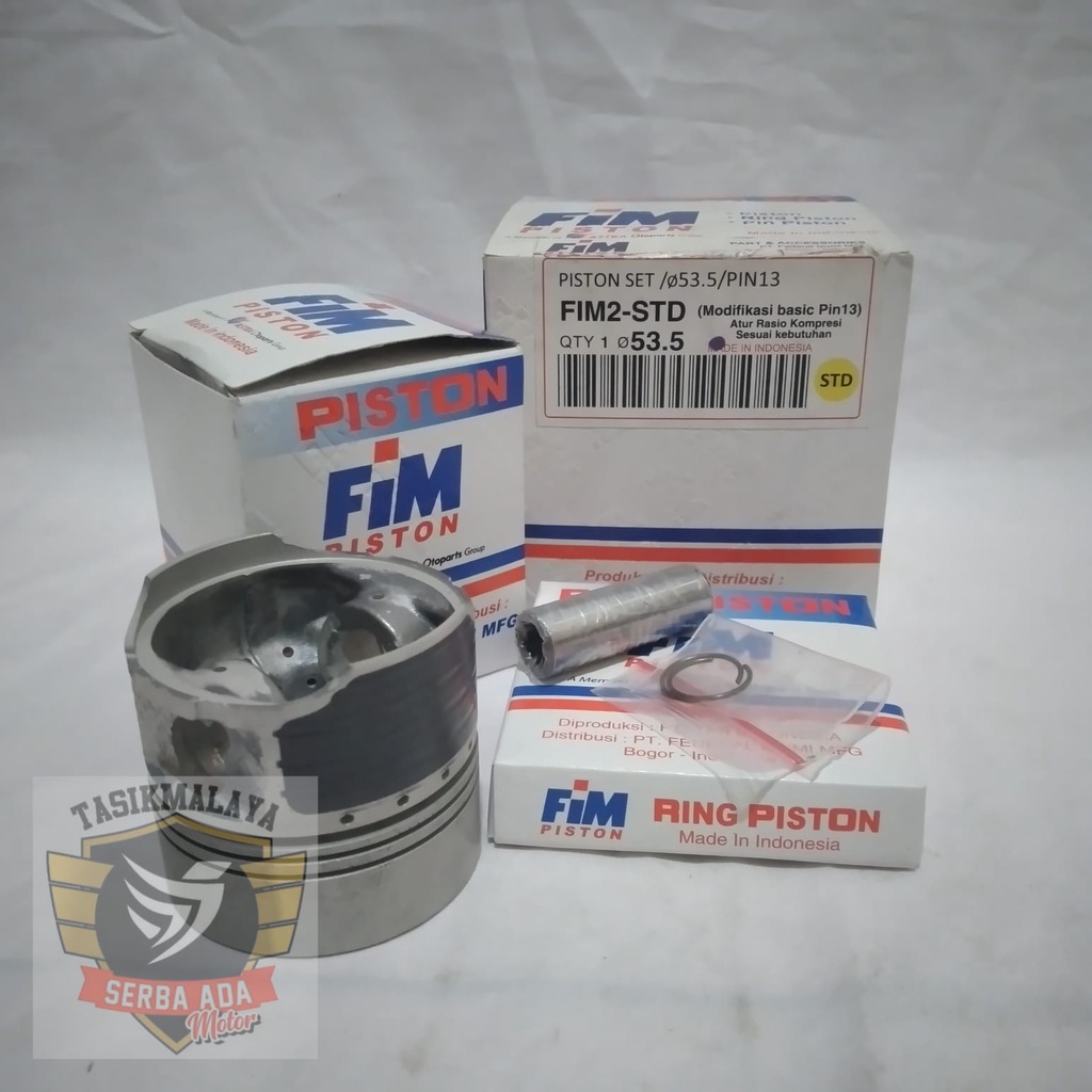 PISTON KIT SEHER KIT FIM 2 STD MODIFIKASI BASIC PIN 13