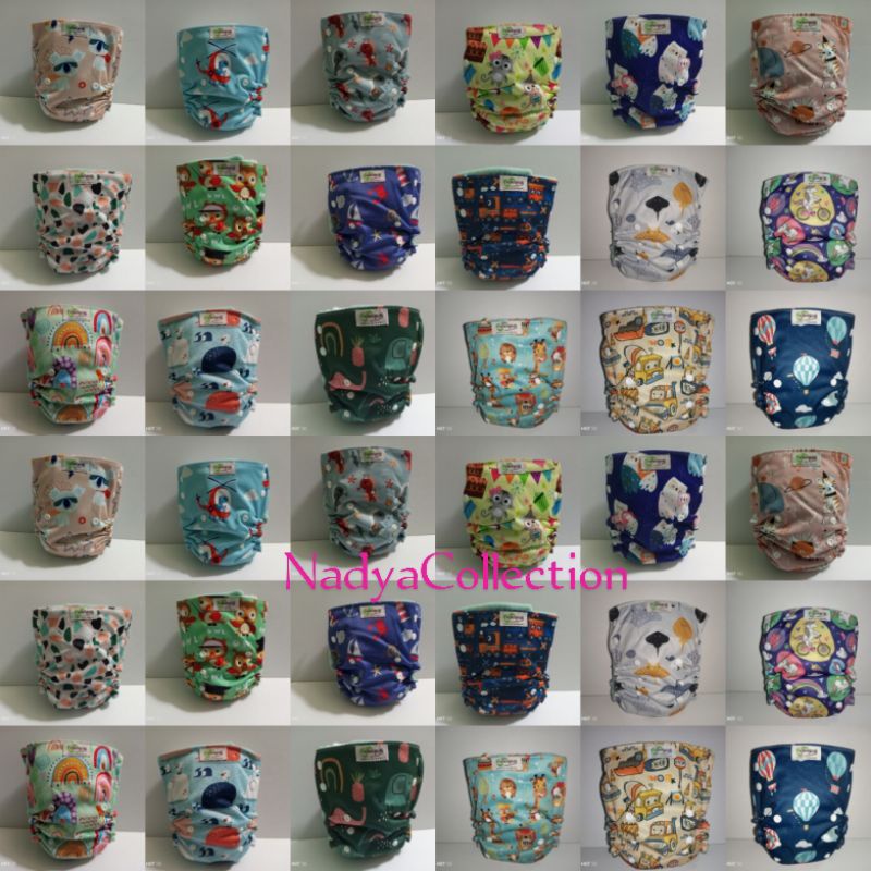 Clodi ningrat pull up pant dan front snap insert bamboo,insert hemp dan insert lembaran microfiber n