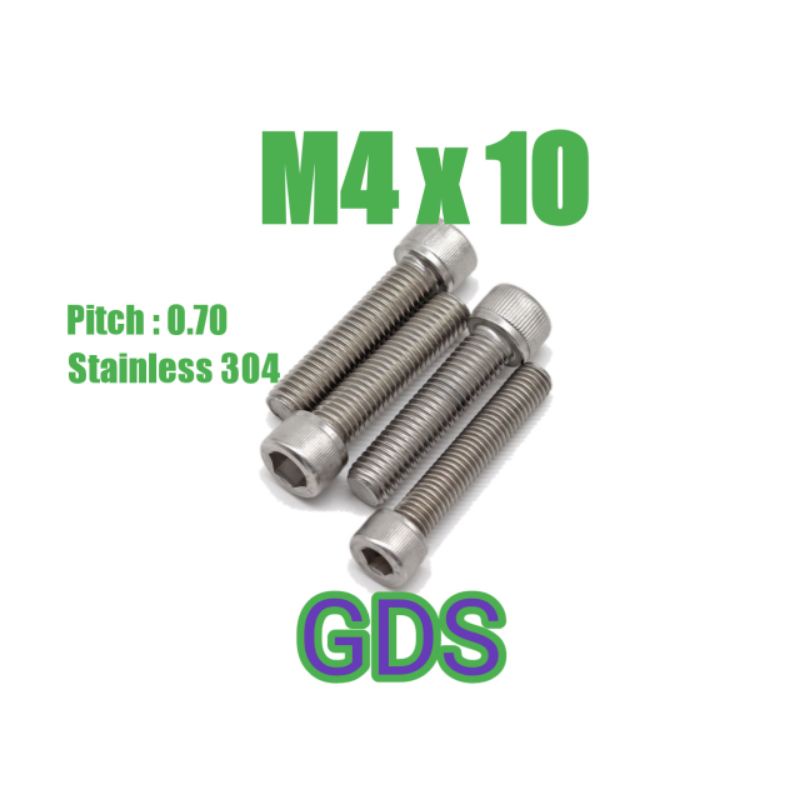 Baut L Stainless M4 x 10 / Baut L Stainless 304