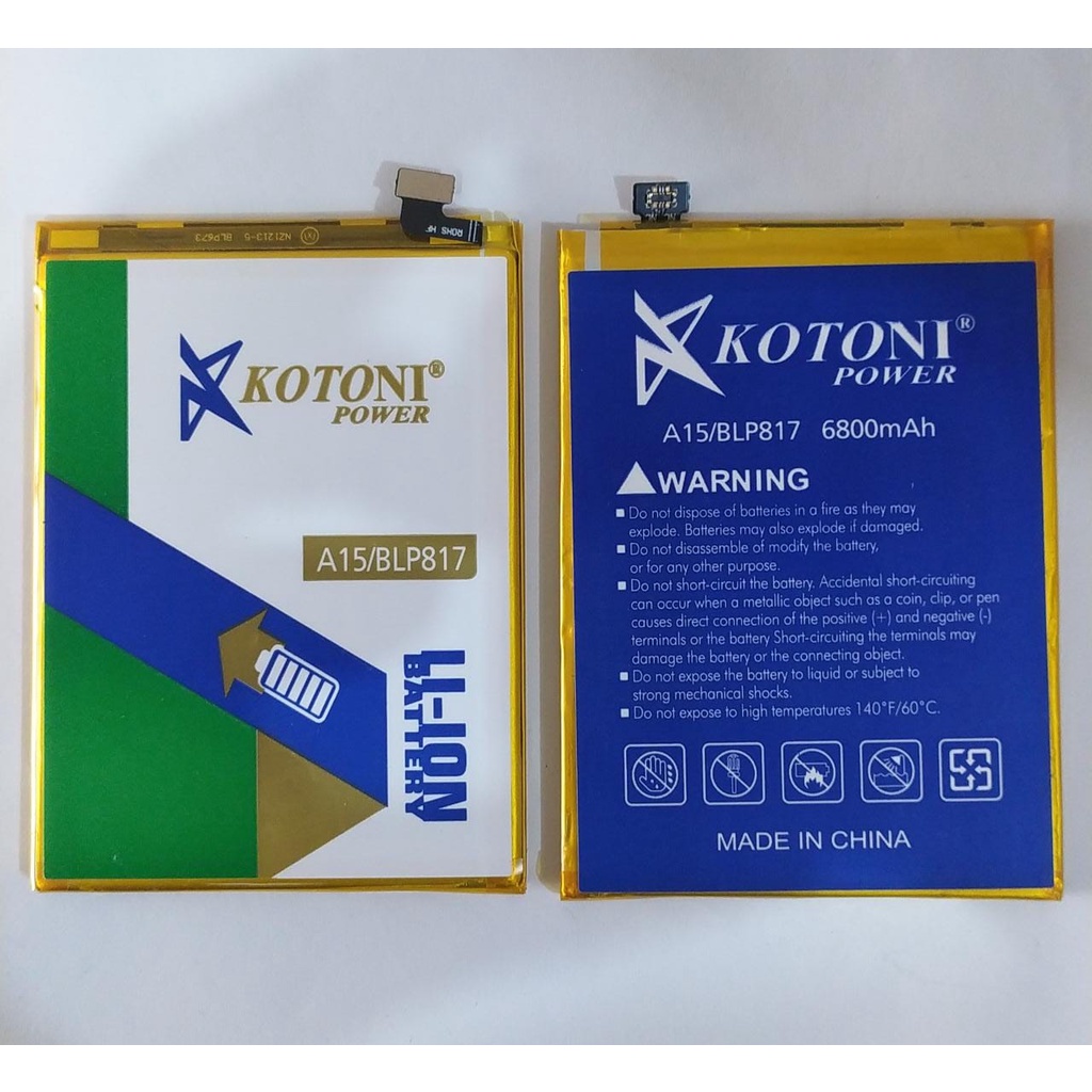 LZ 889 Baterai Double Power Kotoni Oppo A15 / BLP817 BLP 817 batre batrai