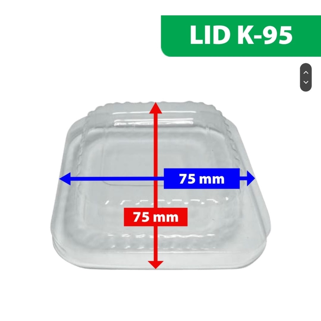 (ECERAN) ALUMUNIUM FOIL CUP K-95 + TUTUP / LOYANG MACARONI SCHOTEL / LASAGNA