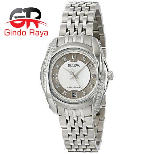 Watch Bulova Model : 96R141 Precisionist Tanglewood Diam Jam Tangan Wanita