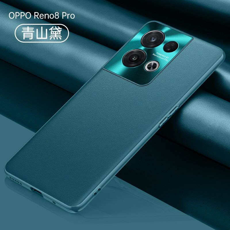 OPPO RENO 8 PRO 5G COVER SOFT CASE LEATHER METAL CAMERA SOFTCASE - BLACK, RENO 8 PRO 5G