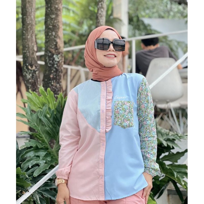 ATASAN KEMEJA CANTIKA TOP CESANHIJAB CESAN HIJAB OFFICIAL || MOUNEERASHOP