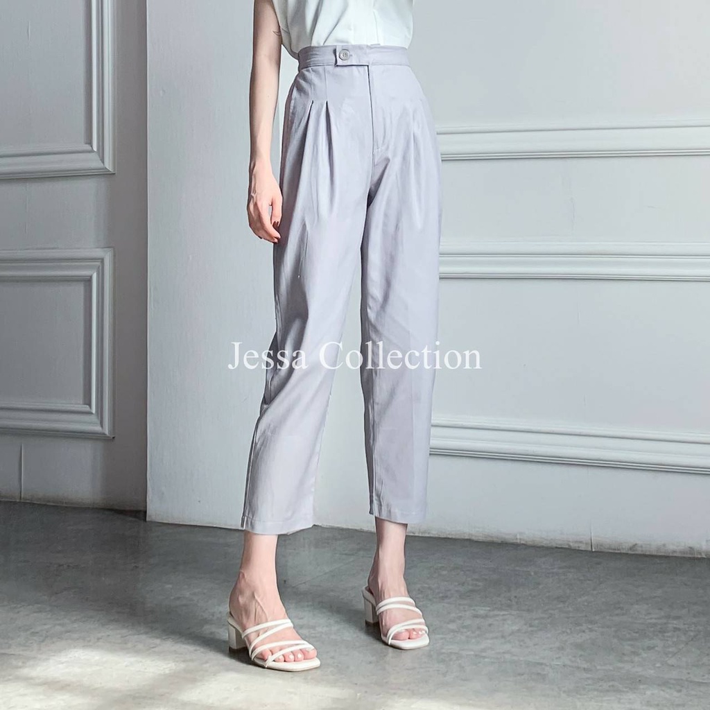 Premium Tarena Highwaist Pants TH 212 COTTON TWILL