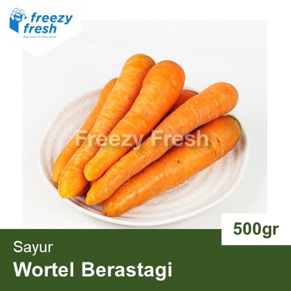 Wortel Brastagi 500gr / Buah Sayur Wortel Berastagi 500g