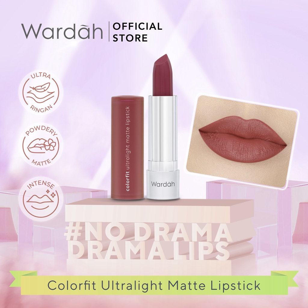 ✨ AKU MURAH ✨ Wardah Colorfit Ultralight Matte Lipstick 3.6 gr Series