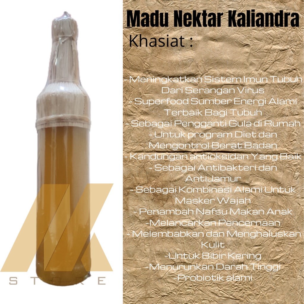 

Madu Murni Nektar Kaliandra Asli 100% - Isi 620gr