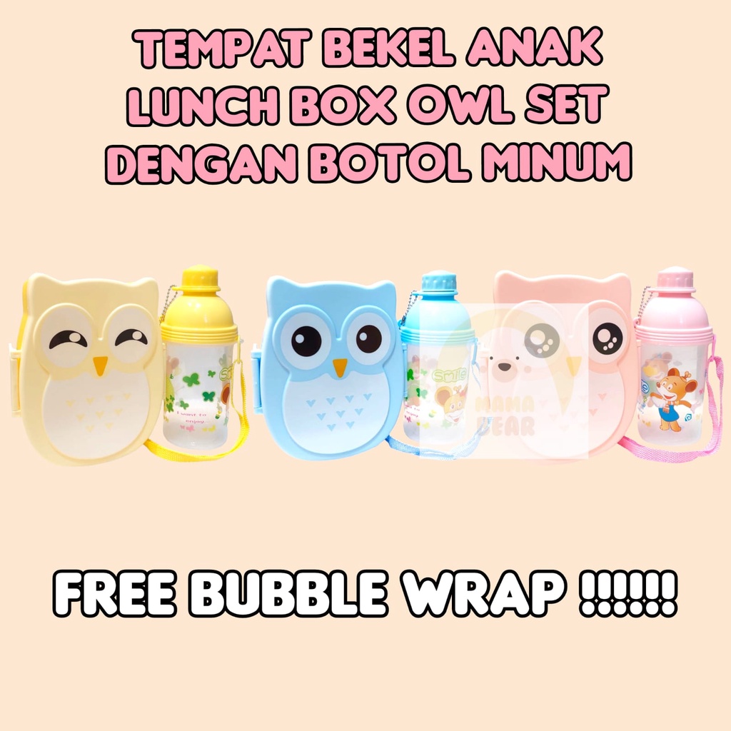 Tempat Bekal Lunch Box Anak Bento Tempat Makan VIRALL!