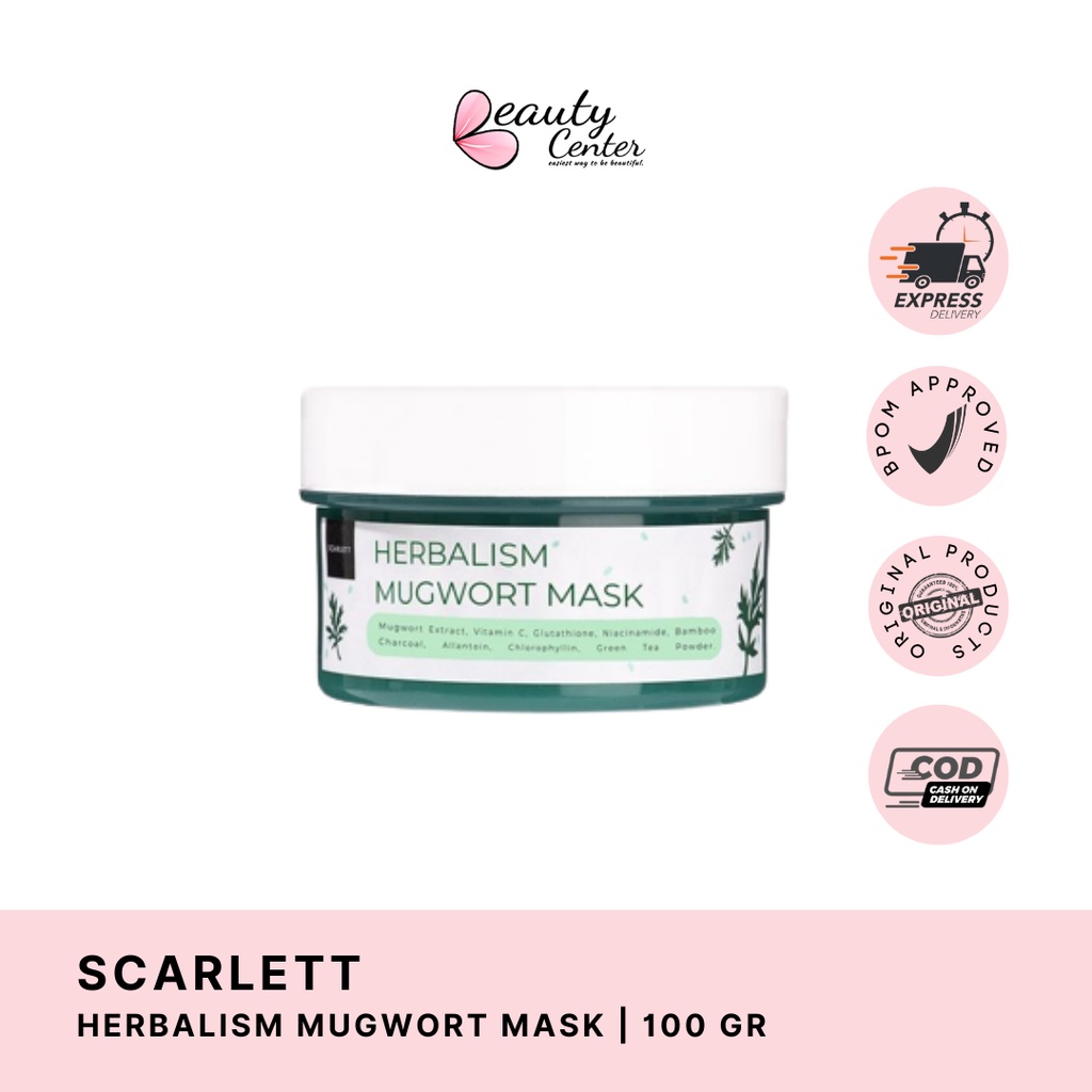 Scarlett Herbalism Mugwort Mask / Masker Scarlett
