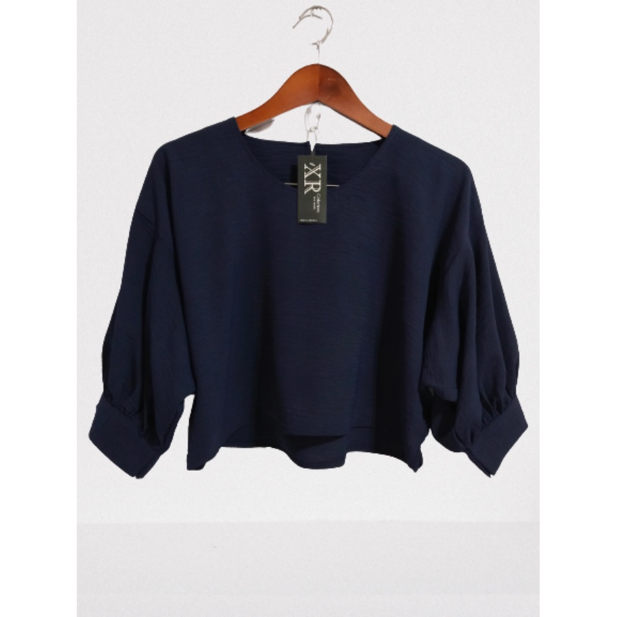 BLOUSE WANITA KOREAN STILE CROP TOP HITS/BAJU WANITA XR COLECTION