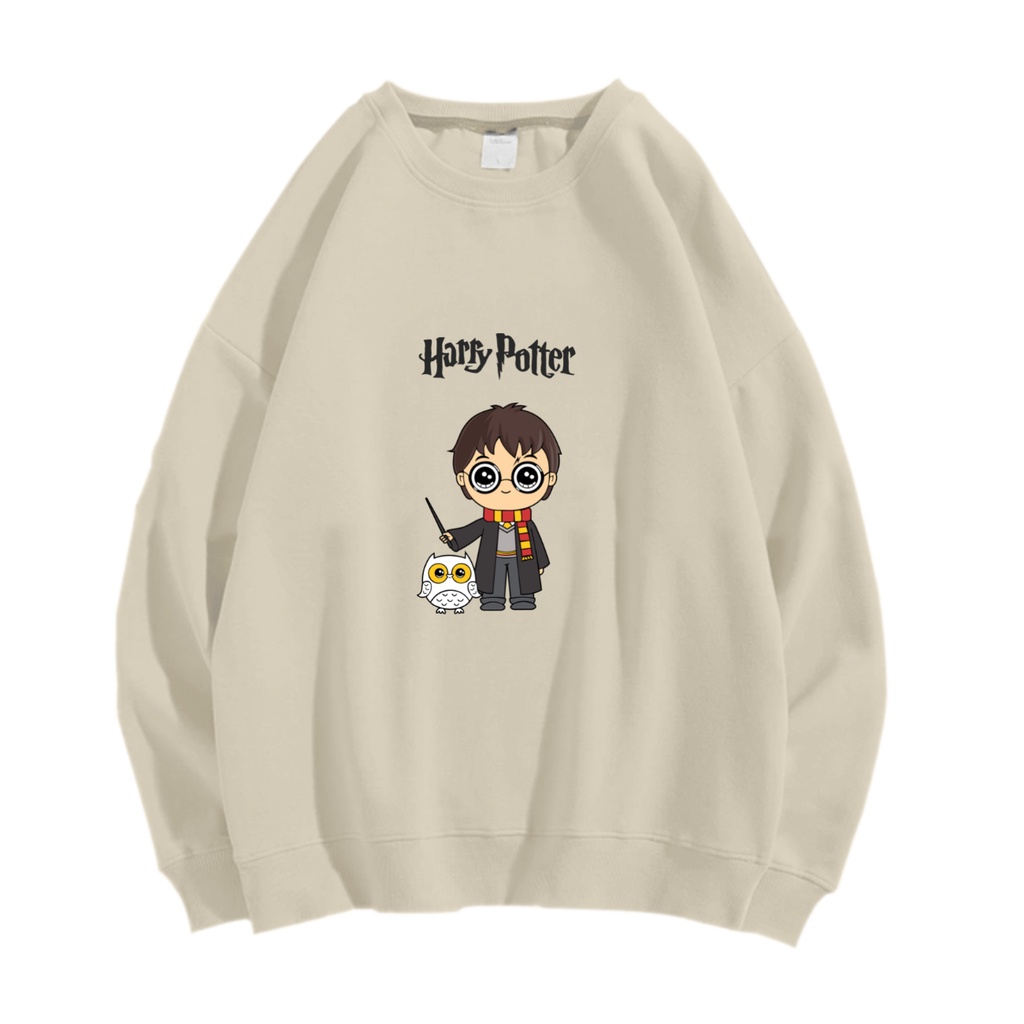 HARRY POTTER SWEATER SWITER CREWNECK PRIA WANITA OVERSIZE Size M-XXL ANAIRA
