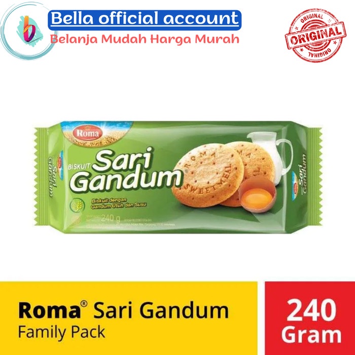 

ROMA Sari Gandum Family Pack 240 gr