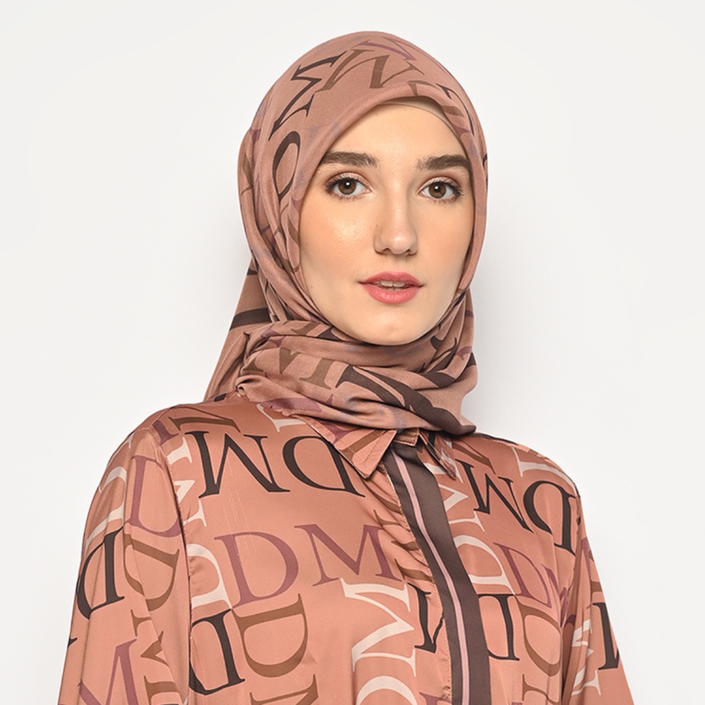 La Roshi Scarf | Scarf Printing | Kerudung Printing | Segiempat Printing | Voal Printing