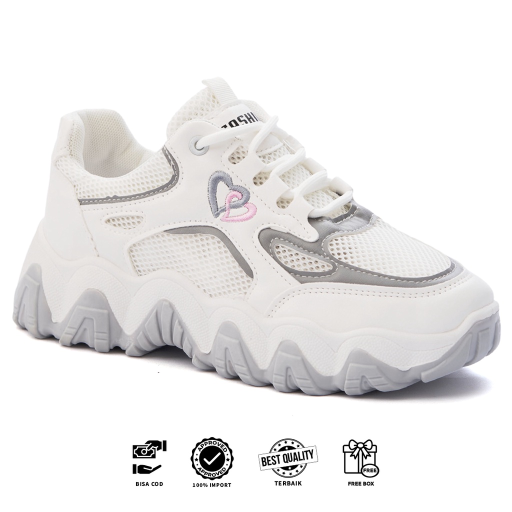 [Original Ber-Hologram] SNEAKYSHOES ROONA SEPATU WANITA SNEAKERS SHOES 1977