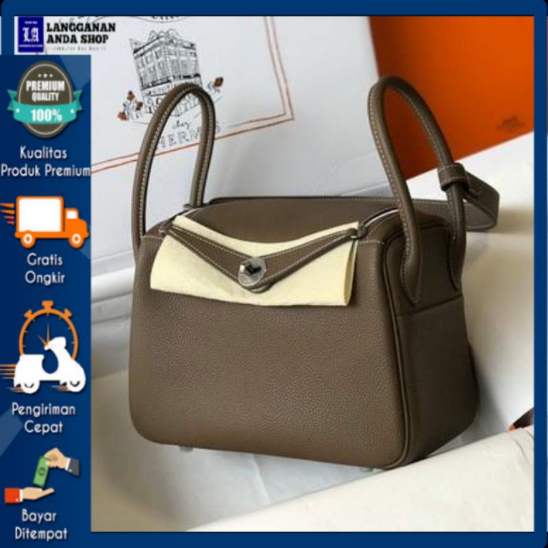 Tas Wanita 2026Hermes Lindy Togo Premium | Tas Selempang & Bahu Wanita  Import