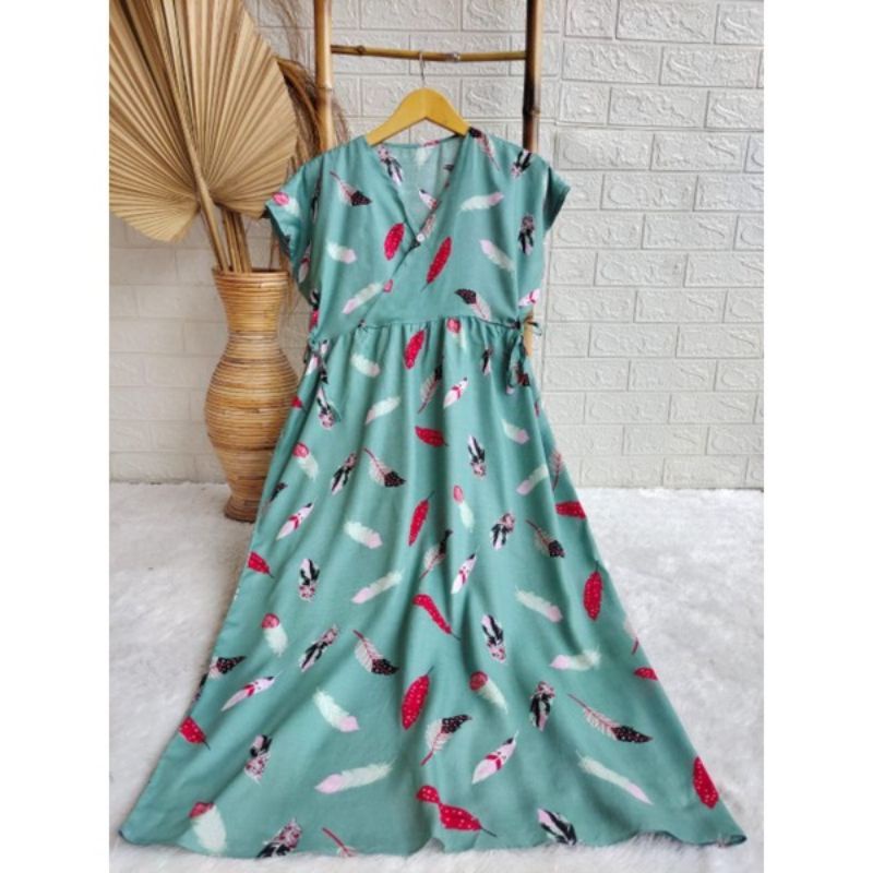 COD Dress kimono motif/kimono cocok untuk harian