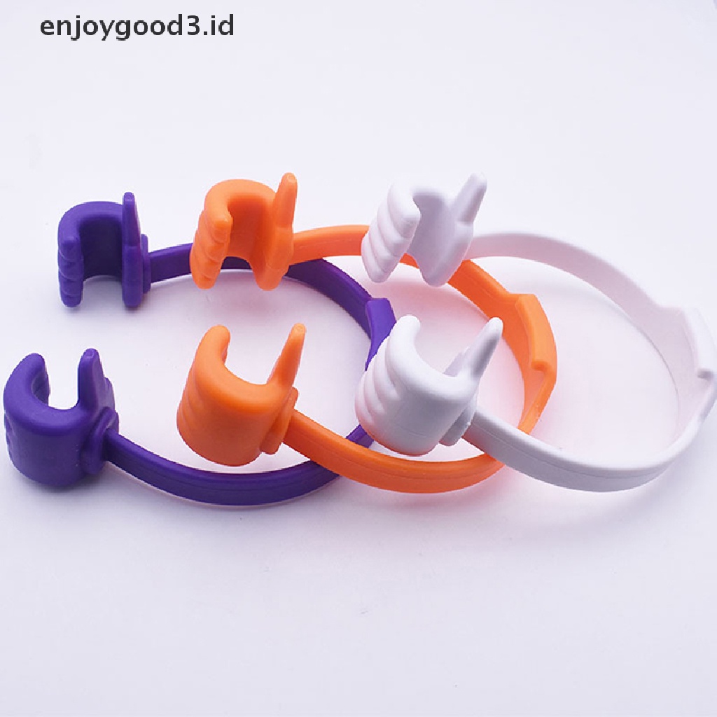 Stand Holder Ponsel Portabel Bahan Plastik Aneka Warna Dapat Disesuaikan Untuk iPhone Xiaomi Samsung