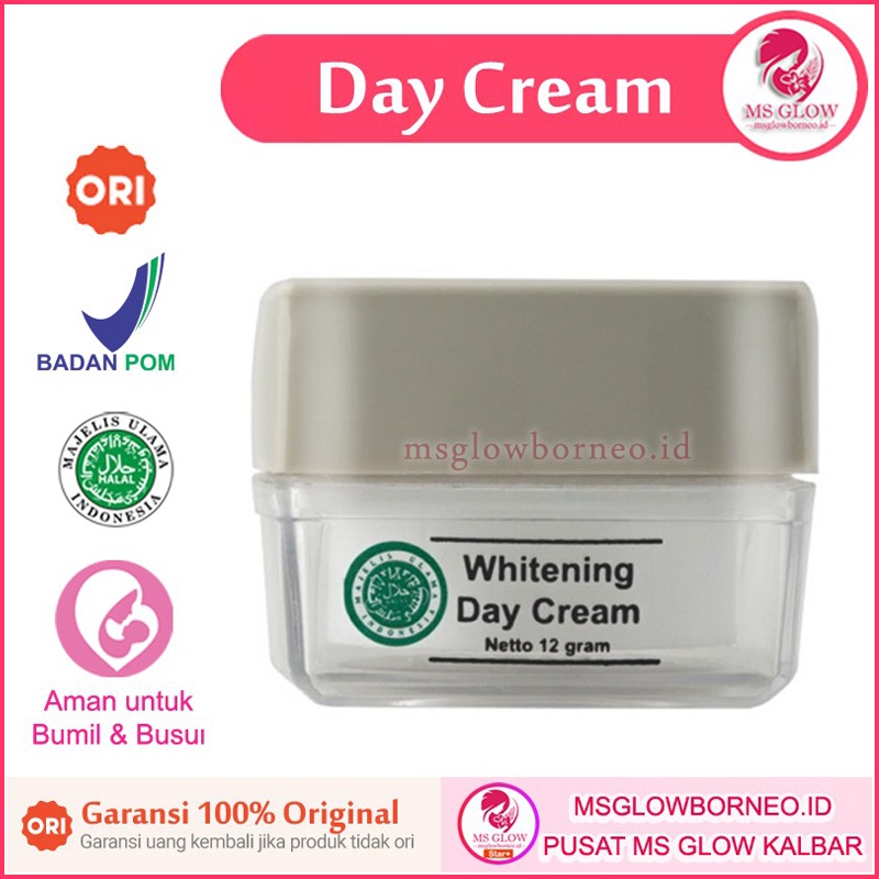 [ BISA COD ] MS GlOW WHITENING DAY CREAM | MS GLOW PONTIANAK | SKINCARE PONTIANAK | KOSMETIK KALBAR