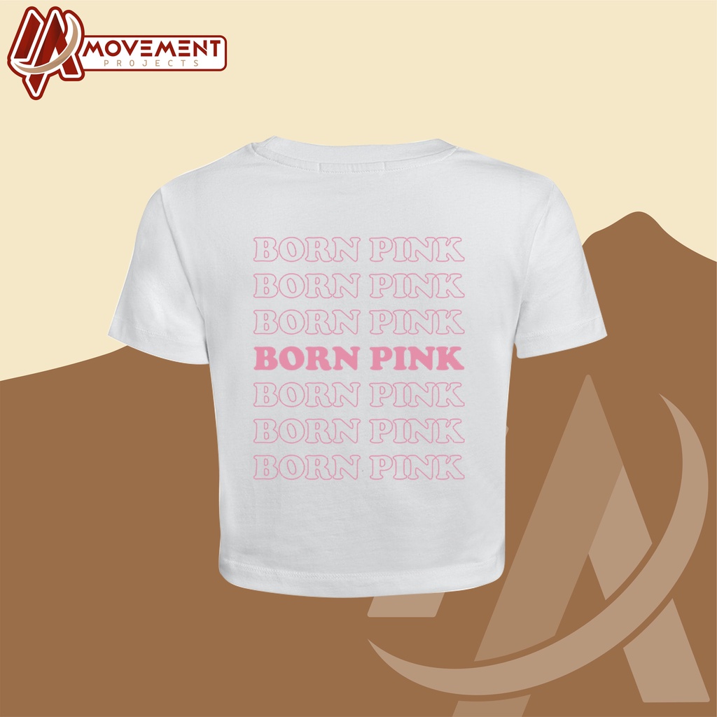 [PREMIUM] CROP TOP &quot;BORN PINK&quot; BLACKPINK WORLD TOUR 2022