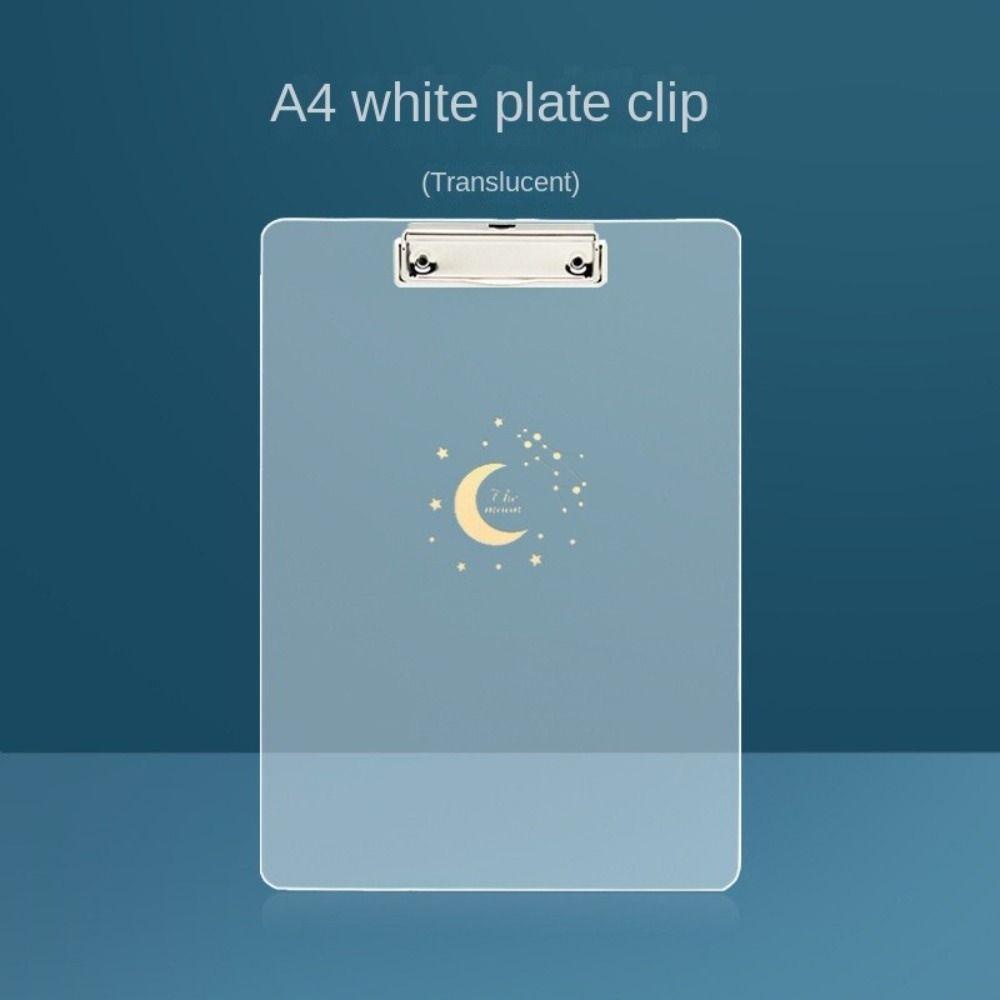 【 ELEGANT 】 Papan Klip Tulisan A4 Tembus Menu Folder Siswa Stationary Alas Tulisan Paper Organizer