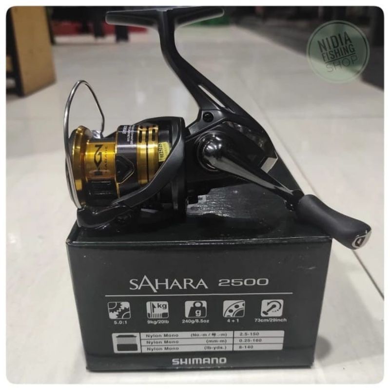 REEL SPINNING SHIMANO SAHARA 2500 POWER HANDLE NEW 2022