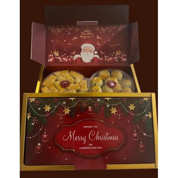 

hampres kue kering untuk natal isi 2 toples