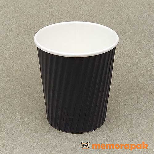 Jual Paper Cup Oz W Barrier Hitam Hot Cup Gelas Kertas Ml