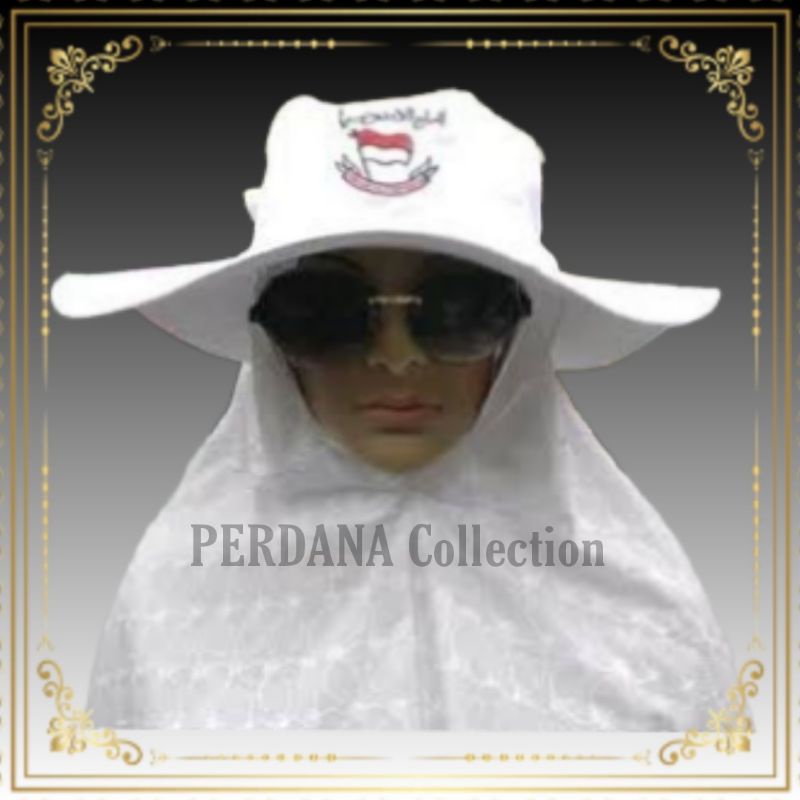Topi haji umroh - Topi Bulat Lebar haji umroh - Topi Haji Umroh Wanita
