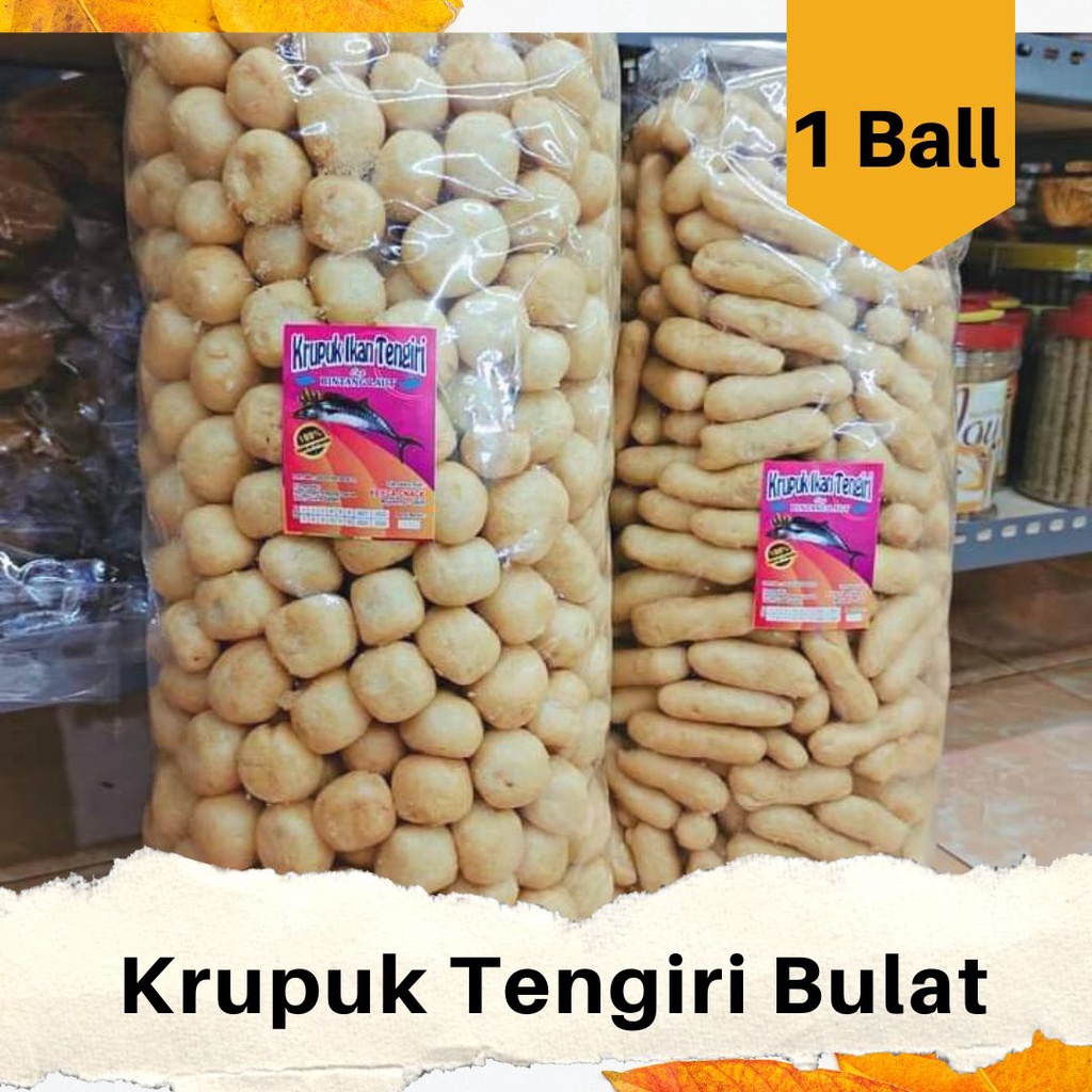 

Krupuk Tengiri Bulat 1 BALL ( 2 KG )/ Snack Kiloan Murah/ RT86SBY