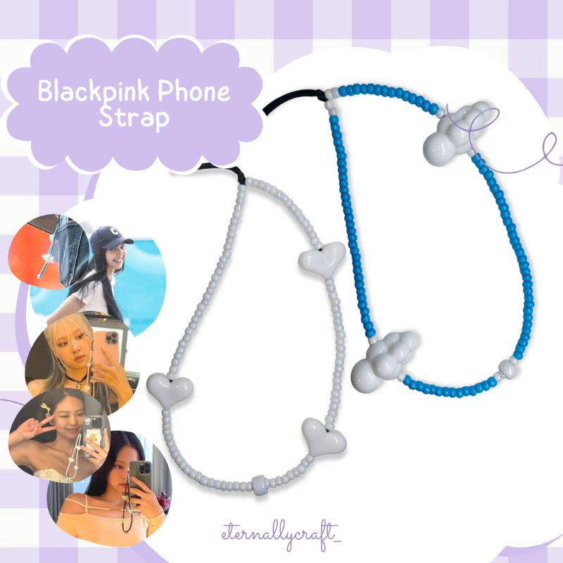 (Part 3) Blackpink Jennie Jisoo Lisa Rosé Phone Strap