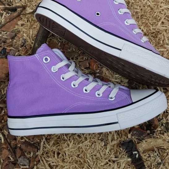 COD SEPATU SNEAKERS  KANVAS KASUAL CONVRSE 70S PURPLE SOFT PREMIUM
