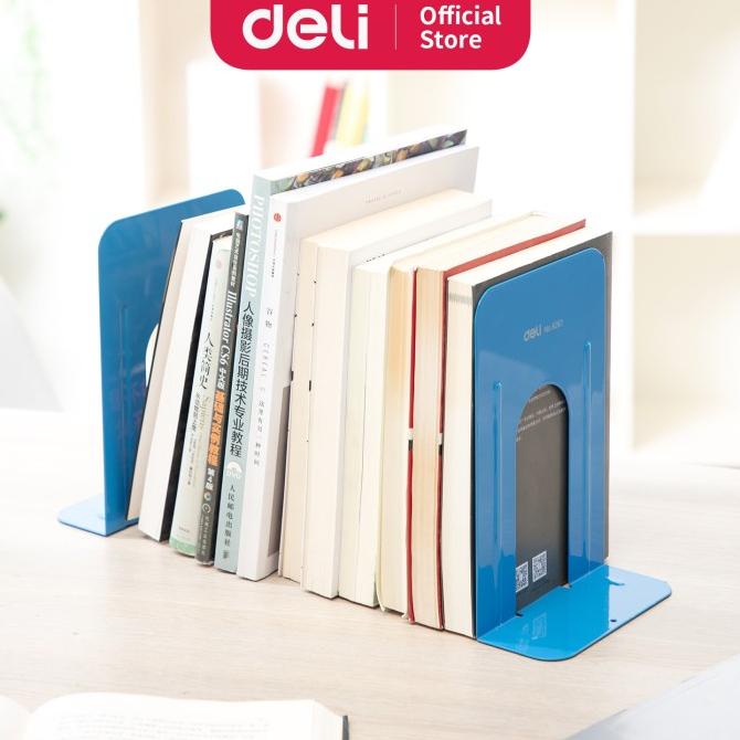 

Deli E9263 Book End/Penahan Buku-Metal Book End 228mm