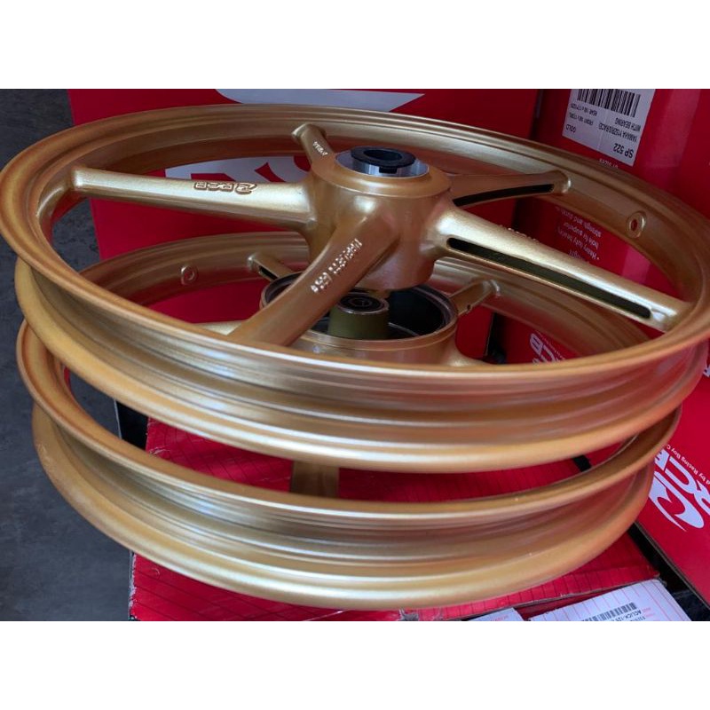 Velg veleg RCB racing boy gold SP522 set depan belakang 140 160 ring 17 Jupiter Z Vega Fizz R