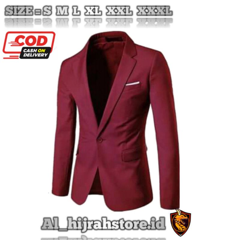 Jas Slimfit Pria Jas Casual Pria Jas Resmi