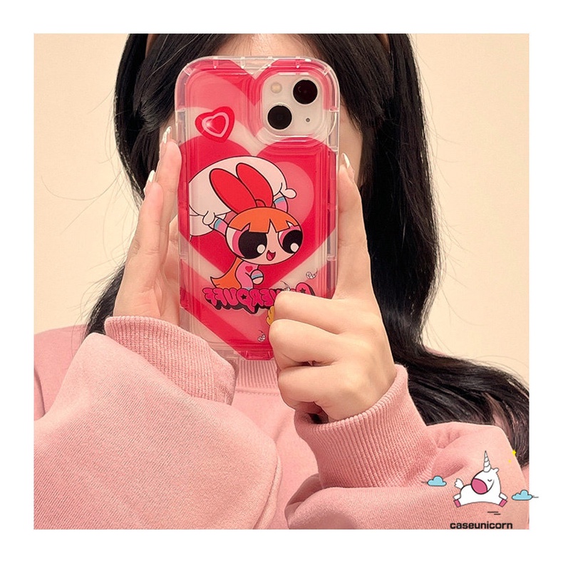 Soft Case TPU Transparan Motif Kartun Girls Untuk iPhone 11 14 13 12 Pro MAX XR 7plus 7 8 6 6S Plus X XS MAX