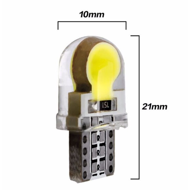 Luxstar Lampu Mobil Headlight LED T10 W5W COB 2 pcs