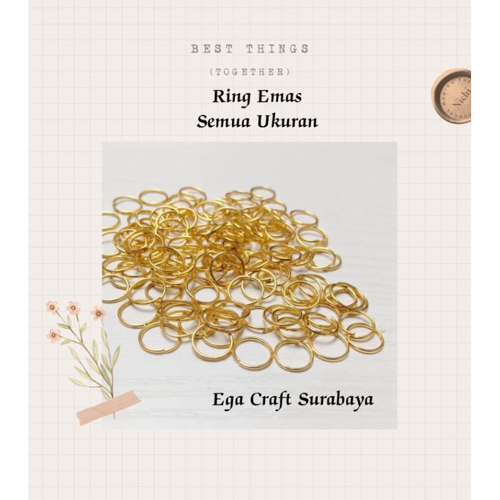 Ring Emas Semua Ukuran -/+ 50gram