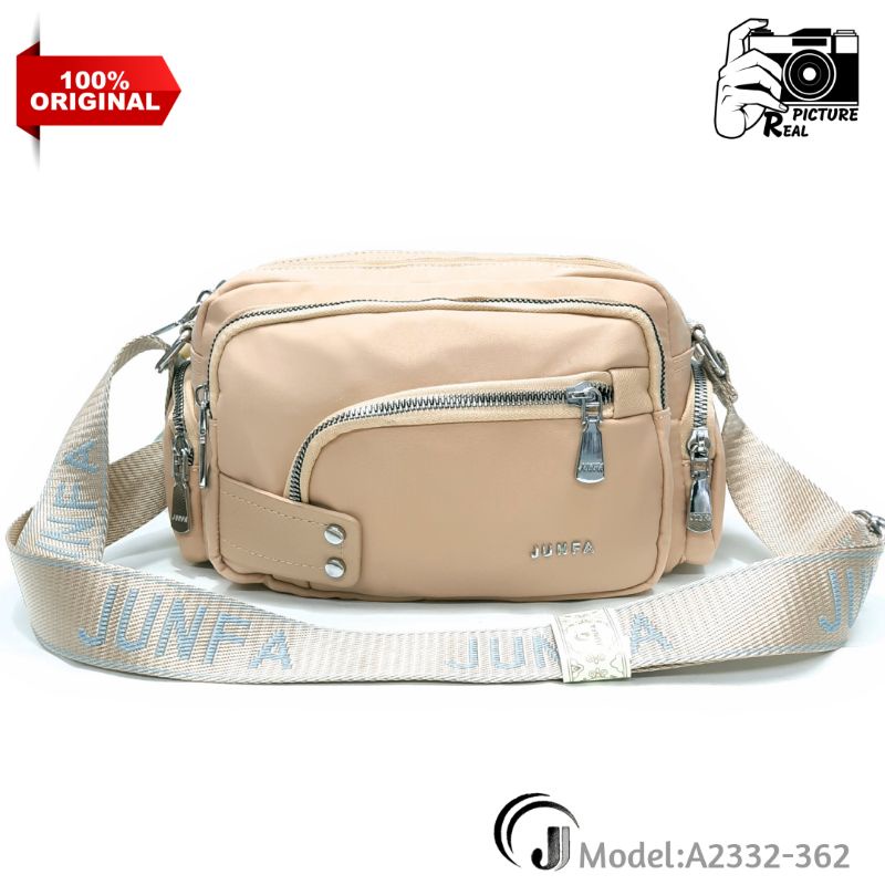 Tas Wanita Selempang Junfa Polos Original A2332-362 Import