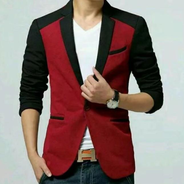 BLAZER JAS PRIA-JAS PRIA CASUAL SLIMFIT PREMIUM-JAS PRIA - motif 01, XL