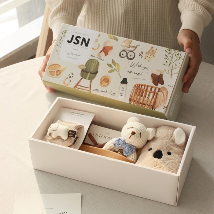 

(COD) Gift Kit D / Hampers / Kado / Hadiah - Baby Born / New Baby - Baby Boy