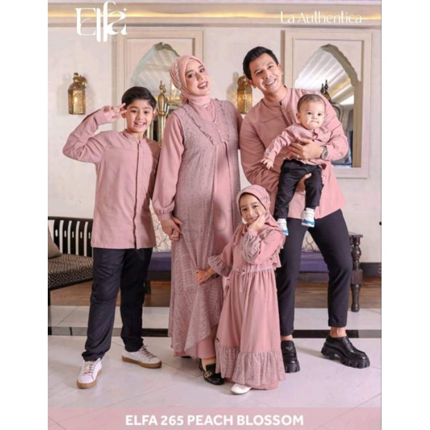 SARIMBIT KELUARGA ETHICA ELFA 265 PEACH BLOSSOM / SARIMBIT 2023 / BAJU KONDANGAN
