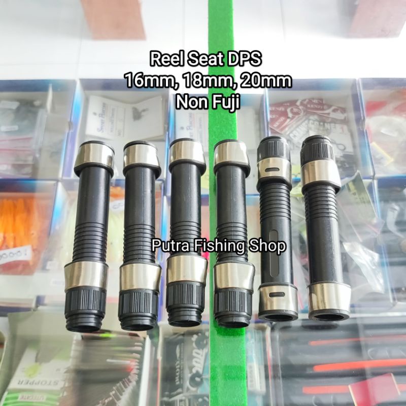 Reel Seat DPS 16mm, 18mm, 20mm Non Fuji - Reel Seat Putar DPS Warna Hitam Non Fuji Size 16mm, 18mm, 