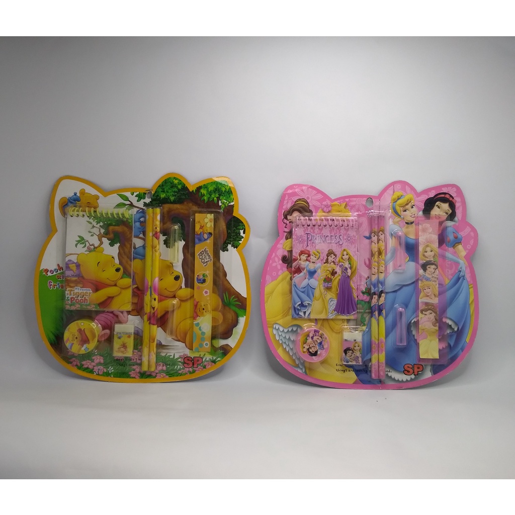 

STATIONERY SET/ SET ALAT TULIS 5 IN 1 BERBAGAI MACAM KARAKTER FAVORIT UNTUK ANAK PEREMPUAN DAN LAKI LAKI